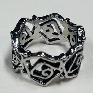 Y2k 2000s vintage style flower ring